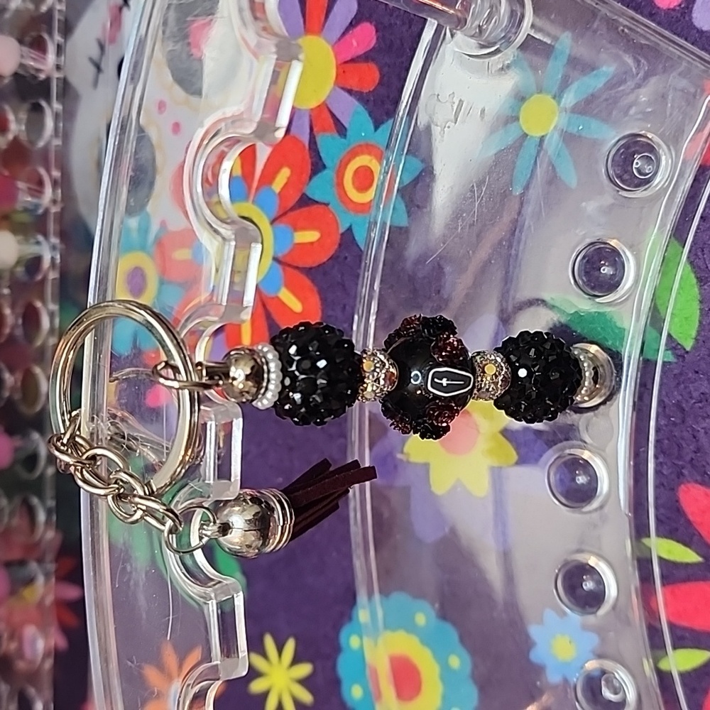 Custom Goth Keychain